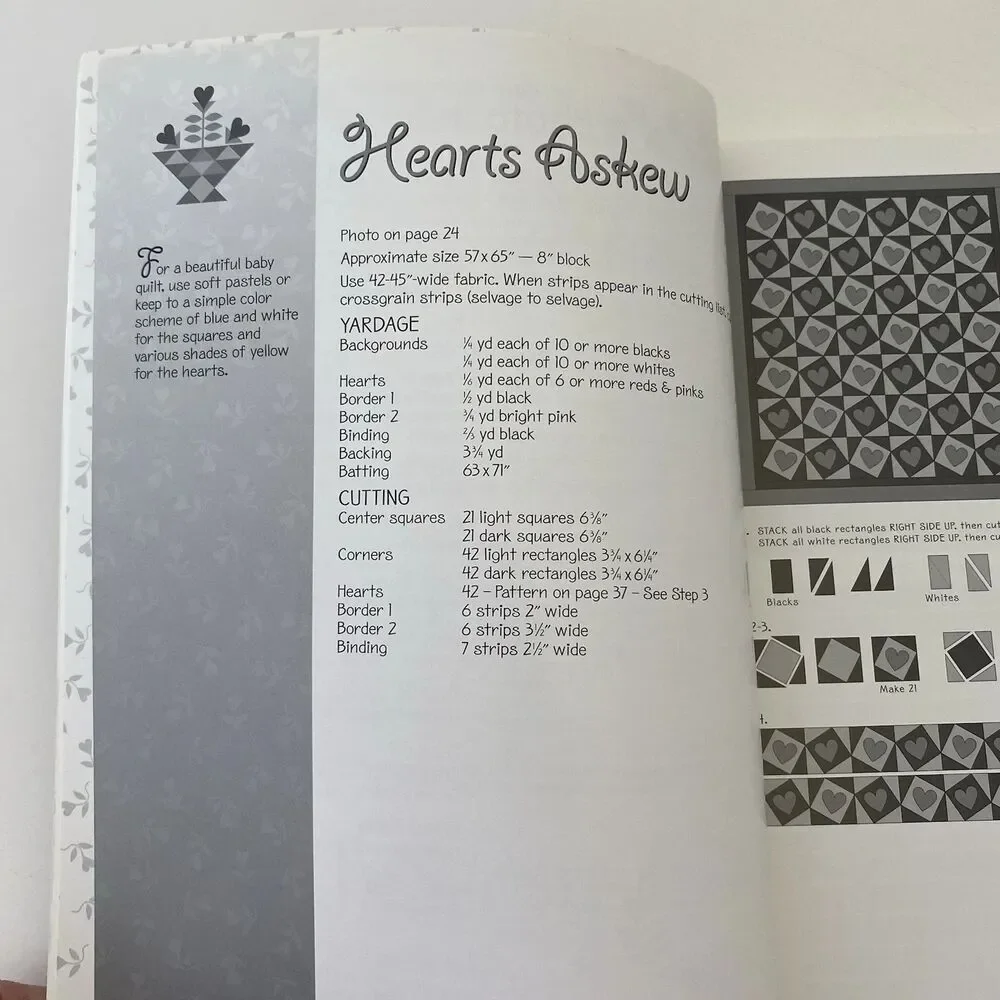 Hearts Aplenty: By Lynda Milligan & Nancy Smith: Paperback Quilting Book 2003